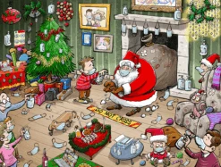 Chaos On Christmas Eve 1000Piece Jigsaw Puzzle - Chaos No. 23