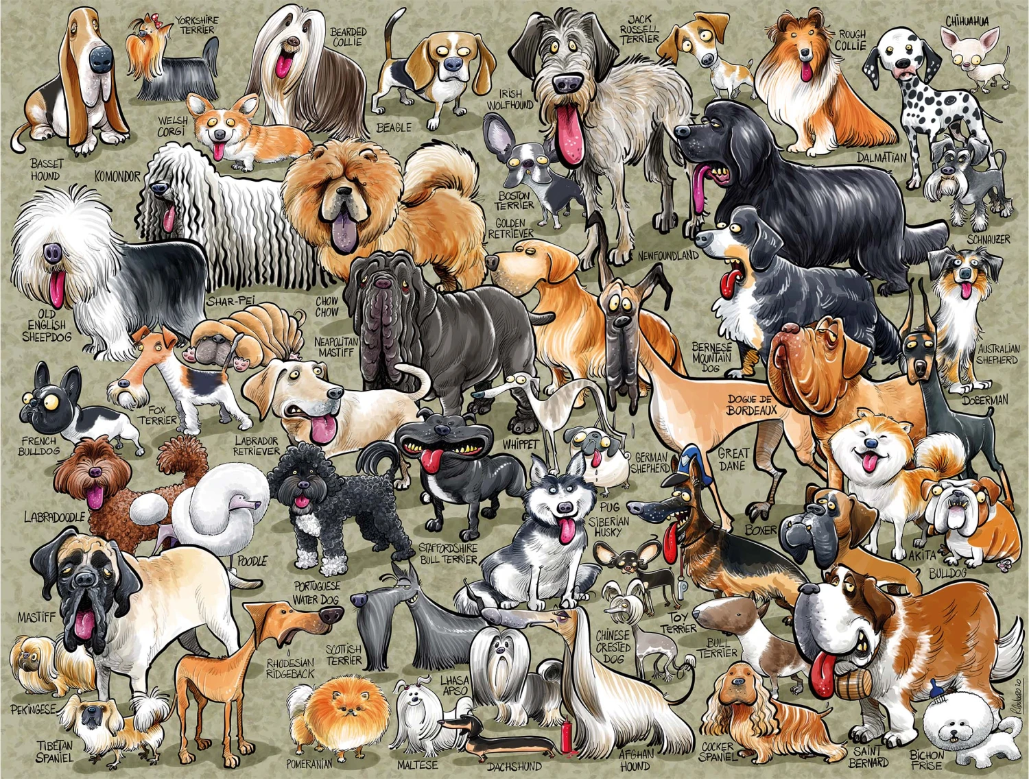 It's Just... Dogs! 1000 Piece Jigsaw Puzzle 3 It's Just... Dogs! 1000 Piece Jigsaw Puzzle
