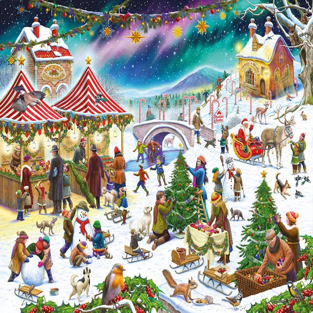 Fantastically Festive Christmas Jigsaw Puzzle Bundle Set 5 Fantastically Festive Christmas Jigsaw Puzzle Bundle Set - Image 3
