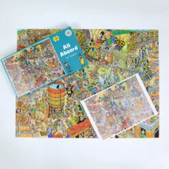All Aboard - Len Epstein 1000 Piece Jigsaw Puzzle -All Jigsaw Puzzles AJP13257 All Aboard 1000 Piece Jigsaw Puzzle 2
