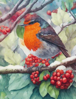 Winter 1000 Piece Jigsaw Puzzle Bundle -All Jigsaw Puzzles AJP13452 WinterRobin 1000pc Jig WR