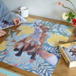 Fox 1000 Piece Jigsaw Puzzle -All Jigsaw Puzzles AJP13505 Loraine Fox 1000 Lifestyle5