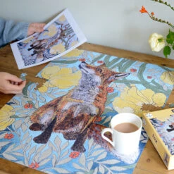Fox 1000 Piece Jigsaw Puzzle -All Jigsaw Puzzles AJP13505 Loraine Fox 1000 Lifestyle6
