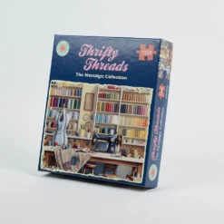 Thrifty Threads 1000 Piece Jigsaw Puzzle -All Jigsaw Puzzles AJP13510 thrifty threads 1000 piece jigsaw puzzle box