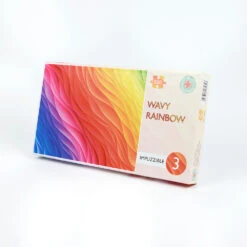 Wavy Rainbow - Impuzzible No.3 - 1000 Or 500 Piece Jigsaw Puzzle -All Jigsaw Puzzles AJP13532 Impuzzible Wavy Rainbow 500 BOX