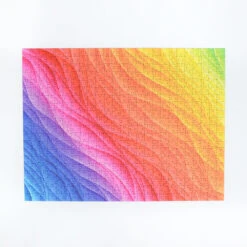 Wavy Rainbow - Impuzzible No.3 - 1000 Or 500 Piece Jigsaw Puzzle -All Jigsaw Puzzles AJP13532 Impuzzible Wavy Rainbow 500 JIG