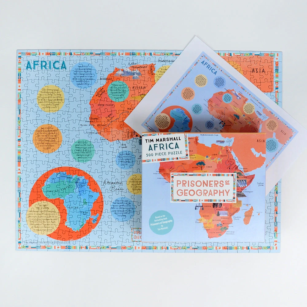 Prisoners Of Geography Africa Map 500 Piece Jigsaw Puzzle 8 Prisoners Of Geography Africa Map 500 Piece Jigsaw Puzzle - Image 6