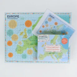 Prisoners Of Geography Europe Map 500 Piece Jigsaw Puzzle -All Jigsaw Puzzles AJP13542 prisoners of geography europe map 500 piece jigsaw puzzle box guide