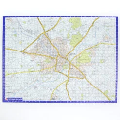 A To Z Map Of Stratford-upon-Avon 1000 Piece Jigsaw -All Jigsaw Puzzles AJP13543 a to z stratford upon avon map 1000 piece jigsaw puzzle