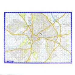 A To Z Map Of Chester 1000 Piece Jigsaw -All Jigsaw Puzzles AJP13544 a to z map of chester 1000 piece jigsaw puzzle