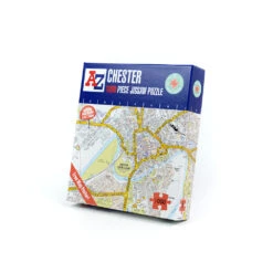 A To Z Map Of Chester 1000 Piece Jigsaw -All Jigsaw Puzzles AJP13544 a to z map of chester 1000 piece jigsaw puzzle box