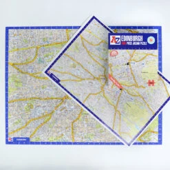 A To Z Map Of Edinburgh 1000 Piece Jigsaw -All Jigsaw Puzzles AJP13555 a to z map of edinburgh 1000 piece jigsaw puzzle box guide