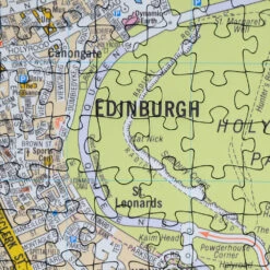 A To Z Map Of Edinburgh 1000 Piece Jigsaw -All Jigsaw Puzzles AJP13555 a to z map of edinburgh 1000 piece jigsaw puzzle detail