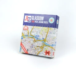 A To Z Map Of Glasgow 1000 Piece Jigsaw -All Jigsaw Puzzles AJP13556 a to z map of glasgow 1000 piece jigsaw puzzle box