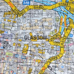 A To Z Map Of Glasgow 1000 Piece Jigsaw -All Jigsaw Puzzles AJP13556 a to z map of glasgow 1000 piece jigsaw puzzle detail