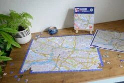 A To Z Map Of Glasgow 1000 Piece Jigsaw -All Jigsaw Puzzles AJP13556 a to z map of glasgow 1000 piece jigsaw puzzle lifestyle 1