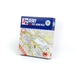 A To Z Map Of Derby 1000 Piece Jigsaw -All Jigsaw Puzzles AJP13579 a to z map of derby 1000 piece jigsaw puzzle box