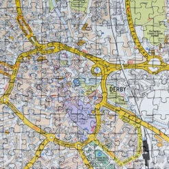 A To Z Map Of Derby 1000 Piece Jigsaw -All Jigsaw Puzzles AJP13579 a to z map of derby 1000 piece jigsaw puzzle detail