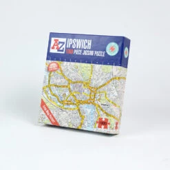 A To Z Map Of Ipswich 1000 Piece Jigsaw -All Jigsaw Puzzles AJP13580 A to Z map of ipswich 1000 piece jigsaw puzzle box