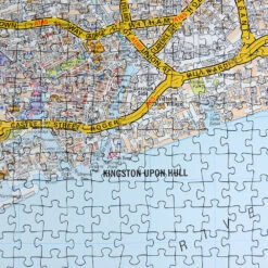 A To Z Map Of Kingston Upon Hull 1000 Piece Jigsaw -All Jigsaw Puzzles AJP13581 A to Z Kingston upon hull 1000 puzzle detail