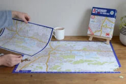 A To Z Map Of Newbury 1000 Piece Jigsaw -All Jigsaw Puzzles AJP13582 A to Z map of Newbury 1000 piece jigsaw puzzle lifestyle 2