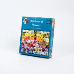 Rainbow Of Flowers 1000 Piece Jigsaw Puzzle -All Jigsaw Puzzles AJP13584 rainbow of flowers 1000 piece jigsaw puzzle 1