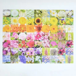 Rainbow Of Flowers 1000 Piece Jigsaw Puzzle -All Jigsaw Puzzles AJP13584 rainbow of flowers 1000 piece jigsaw puzzle 2