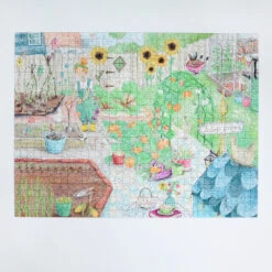 Escape To The Garden 1000 Piece Jigsaw Puzzle -All Jigsaw Puzzles AJP13597 Escape to the garden 1000 piece jigsaw puzzle