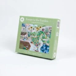 Escape To The Garden 1000 Piece Jigsaw Puzzle -All Jigsaw Puzzles AJP13597 Escape to the garden 1000 piece jigsaw puzzle box