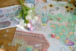 Escape To The Garden 1000 Piece Jigsaw Puzzle -All Jigsaw Puzzles AJP13597 Escape to the garden 1000 piece jigsaw puzzle lifestyle 1
