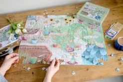 Escape To The Garden 1000 Piece Jigsaw Puzzle -All Jigsaw Puzzles AJP13597 Escape to the garden 1000 piece jigsaw puzzle lifestyle 2
