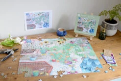 Escape To The Garden 1000 Piece Jigsaw Puzzle -All Jigsaw Puzzles AJP13597 Escape to the garden 1000 piece jigsaw puzzle lifestyle