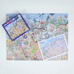 Mike Jupp I Love GB Too! 1000 Piece Jigsaw Puzzle -All Jigsaw Puzzles AJP151007 I Love GB 1000 Piece Jigsaw Puzzle 4