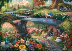 Schmidt Thomas Kinkade: Disney Alice In Wonderland 1000 Piece Jigsaw Puzzle