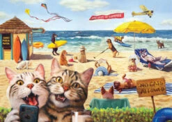 Eurographics No Cats Allowed By Lucia Heffernan 500XL Lenticular Piece Jigsaw Puzzle