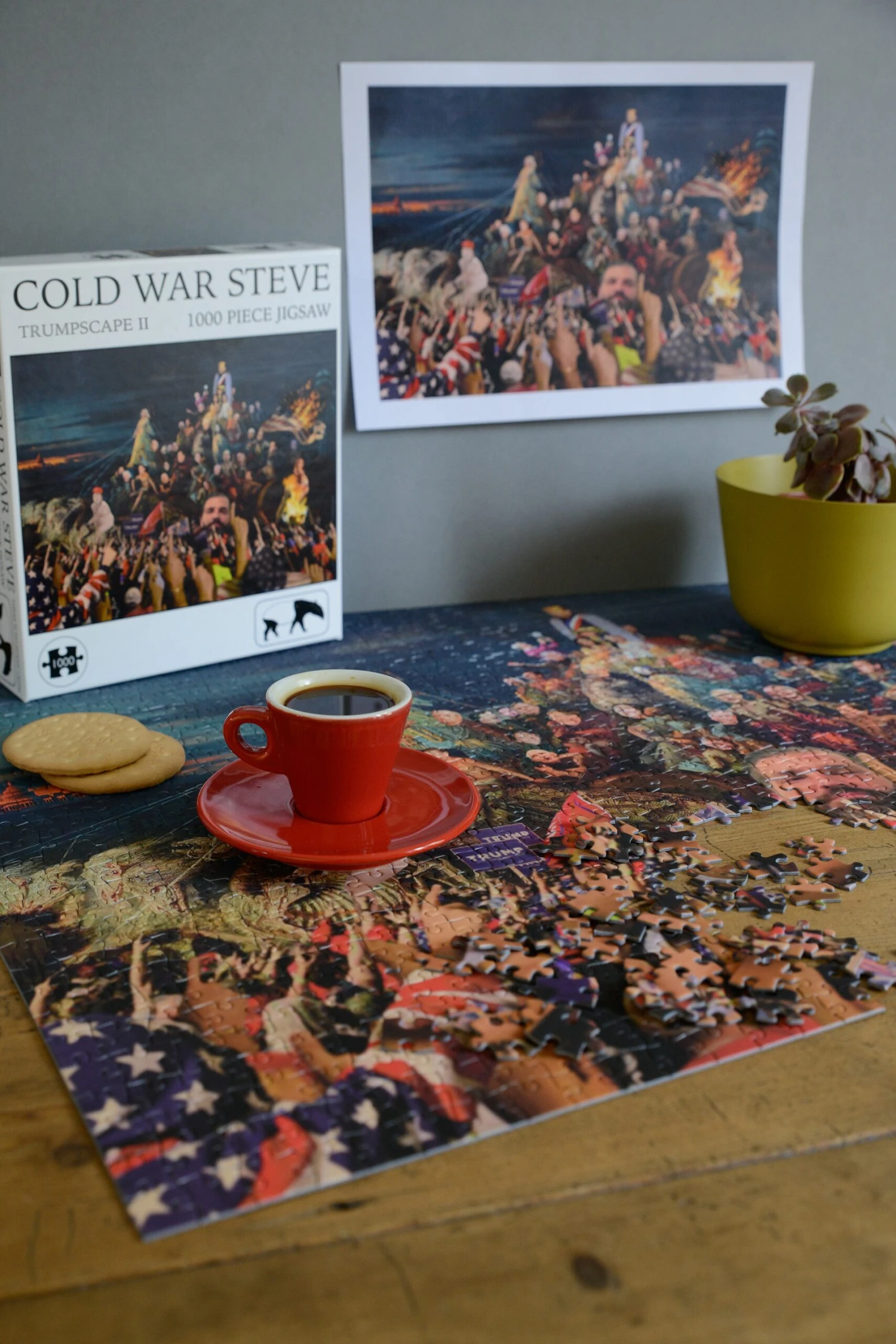 Cold War Steve Trumpscape II 1000 Piece Jigsaw Puzzle 9 Cold War Steve Trumpscape II 1000 Piece Jigsaw Puzzle - Image 7