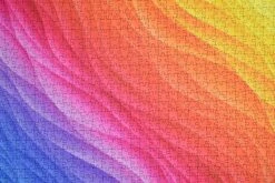 Wavy Rainbow - Impuzzible No.3 - 1000 Or 500 Piece Jigsaw Puzzle -All Jigsaw Puzzles DSC6033wr