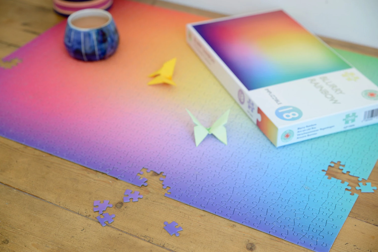 Blurry Rainbow- Impuzzible No.18- 1000 Piece Jigsaw Puzzle 8 Blurry Rainbow- Impuzzible No.18- 1000 Piece Jigsaw Puzzle - Image 6