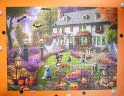 Dogs At A Haunted House 1000 Or 500 Piece Jigsaw Puzzle -All Jigsaw Puzzles DSC 0753