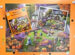 Dogs At A Haunted House 1000 Or 500 Piece Jigsaw Puzzle -All Jigsaw Puzzles DSC 0756