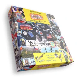 The Telegraph 1960s According To Blower 1000 Or 300 Piece Jigsaw Puzzle -All Jigsaw Puzzles Decades 60s Lid WR