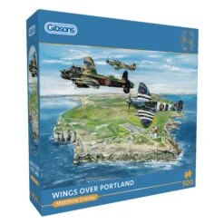 Gibsons Wings Over Portland 500 Piece Jigsaw Puzzle -All Jigsaw Puzzles G3161 wings over portland 500 piece jigsaw puzzle box