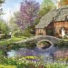 Gibsons Cottage By The Brook 636 Piece Jigsaw Puzzle