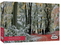 Gibsons Snow In Autumn 636 Piece Jigsaw Puzzle