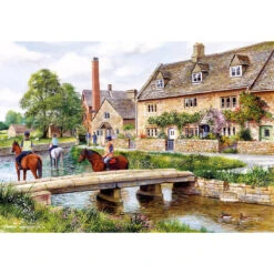 Gibsons Terry's Waterways 4 X 500 Piece Jigsaw Puzzle -All Jigsaw Puzzles G5070 Terry s Waterways 4 x 500 Piece Jigsaw Puzzle 1