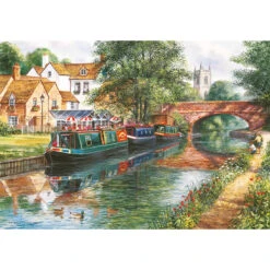 Gibsons Terry's Waterways 4 X 500 Piece Jigsaw Puzzle