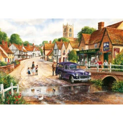 Gibsons Terry's Waterways 4 X 500 Piece Jigsaw Puzzle -All Jigsaw Puzzles G5070 Terry s Waterways 4 x 500 Piece Jigsaw Puzzle