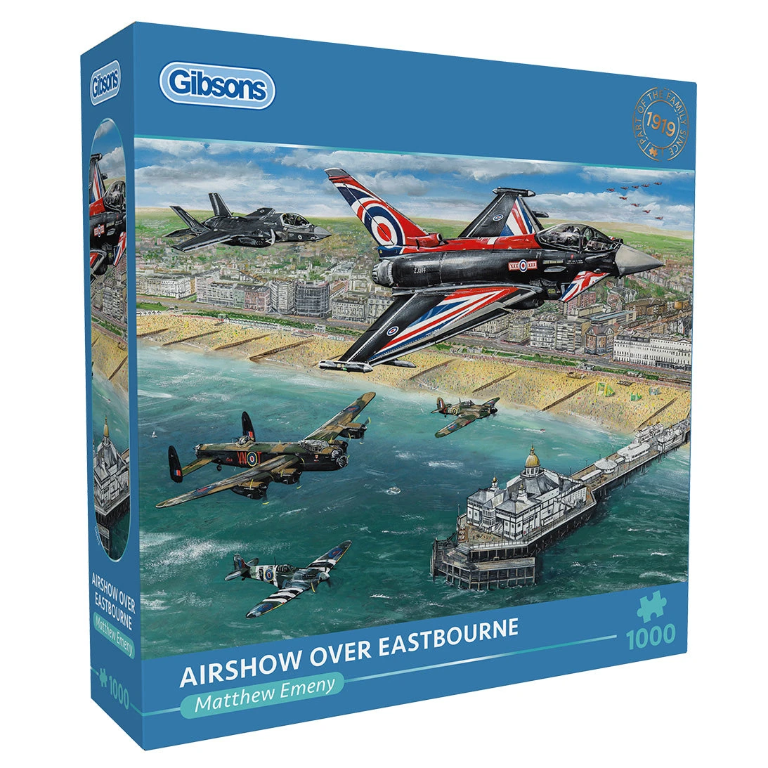 Gibsons Airshow Over Eastbourne 1000 Piece Jigsaw Puzzle 4 Gibsons Airshow Over Eastbourne 1000 Piece Jigsaw Puzzle - Image 2