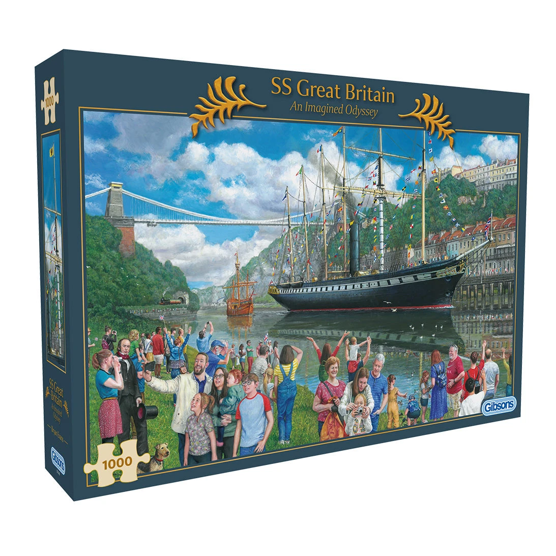 Gibsons An Imagined Odyssey 1000 Piece Jigsaw Puzzle - Image 2