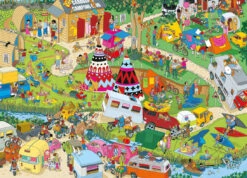 Gibsons Jokesaws: Campsite Capers 1000 Piece Jigsaw Puzzle